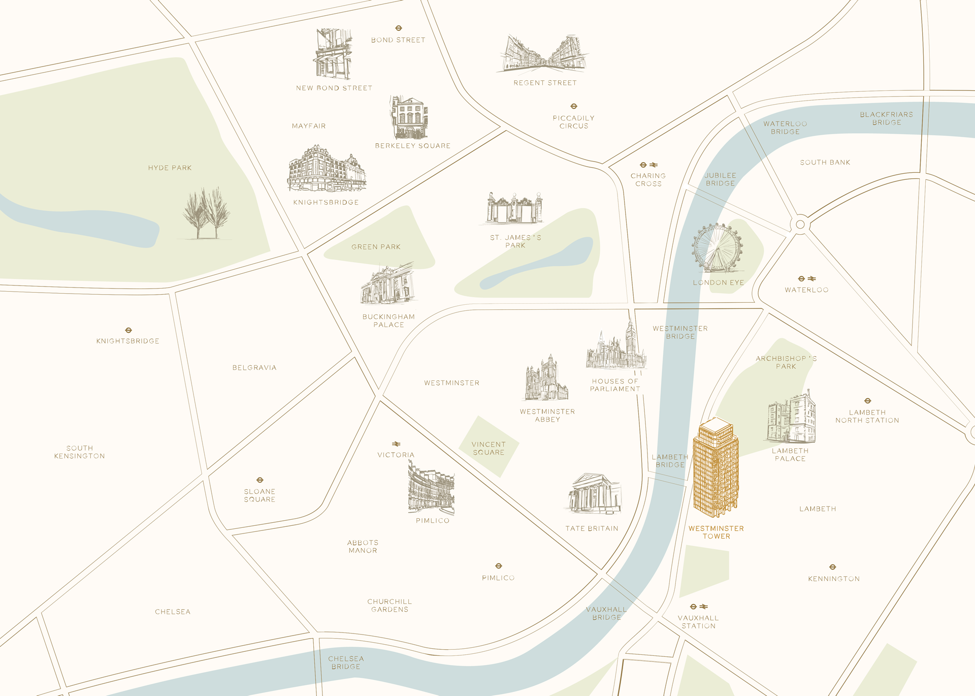 Map of County Hall Kingston